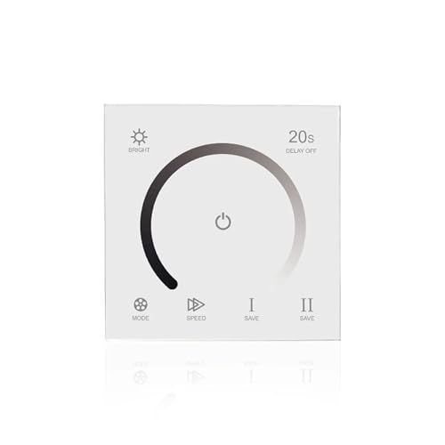 86 Typ Touchpanel-Schalter DC12V 24V Controller Dimmer einfarbiges LED-Licht mit gehärtetem Glas 86 Typ Touchpanel-Schalter DC12V 24V Controller Dimmer einfarbiges LED-Licht mit gehärtetem Glas von ZTOSZSPT