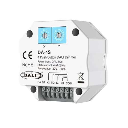 DA-4S DALI-Schalter 4-Tasten-Dimmer Master/Bus-Power-Coder zur Verwendung mit DA-4S DALI-Schalter 4-Tasten-Dimmer Master/Bus-Power-Coder zur Verwendung mit von ZTOSZSPT