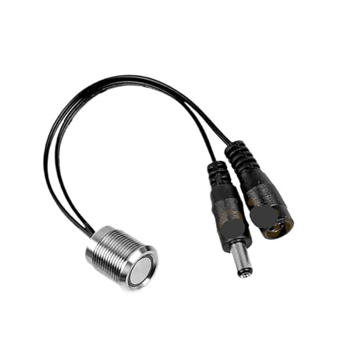 Dimmbare LED Touch Switch Controller DC Stecker 12V 24V 6A Einzel Farbe Licht Streifen Modul(Silver - Blue) von ZTOSZSPT