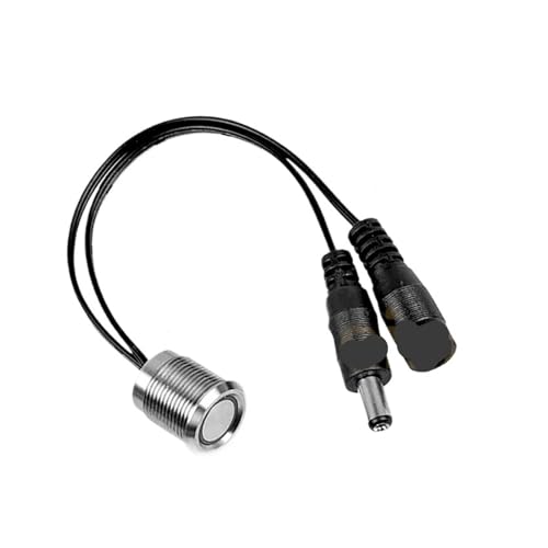 Dimmbare LED Touch Switch Controller DC Stecker 12V 24V 6A Einzel Farbe Licht Streifen Modul(Silver - Red) von ZTOSZSPT