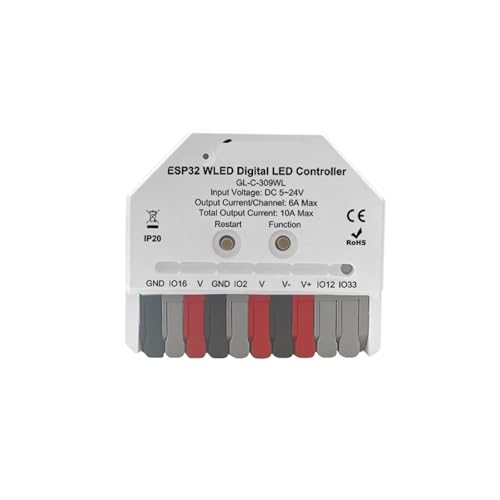ESP32 Ultra Mini WLED LED Controller DIY Dynamische Beleuchtung Digital WS2811 WS2812 SK6812 TM1814 WS2813 WS2815 Licht Streifen(ESP32 No Mic) von ZTOSZSPT