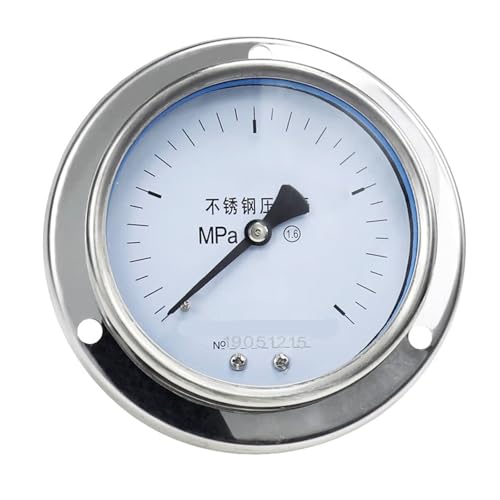 Edelstahl-Manometer YBF-100ZT 0-1,6 MPa 1 axiale Seitenwandmontage(0-6MPa) von ZTOSZSPT