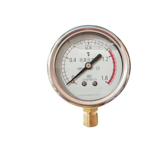 Erdbebensicheres Manometer YN-60 Radialdruckmessgerät Luftdruck Wasserdruck Öldruck Hydraulikvakuumdruckmessgerät YN-60 1,6 MPA(YN-60-0.1-1.5MPA) von ZTOSZSPT