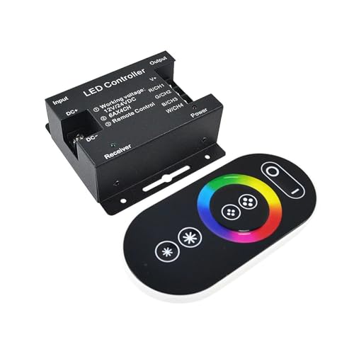 Fernbedienung 12 V/24 V 6 A RGB-Neonlicht mit Dimmer PWM-LED-Controller von ZTOSZSPT