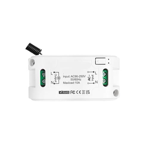 Fernbedienung Lichtschalter AC 110V 220V 10A Mini Relaismodul(1Receiver) von ZTOSZSPT