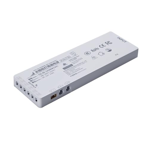 Kleiderschrank Schrank Licht dedizierte Stromversorgung 220 bis 12 V Lichtkasten Weinschrank 24 V Licht mit Transformator *(CG-60-12 (60W12V)) von ZTOSZSPT