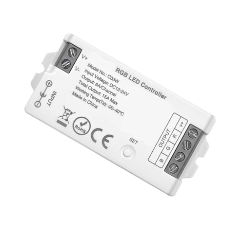 LED-Controller DC12-24V RGB RGBW CCT Lichtstreifen Dimmer Fernbedienung(WM-C03W) von ZTOSZSPT