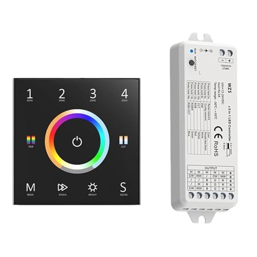 LED-Controller DC12V 24V DIM RGB RGBW RGBWW RW RCT Lichtleiste(WZ5 and T15B) von ZTOSZSPT