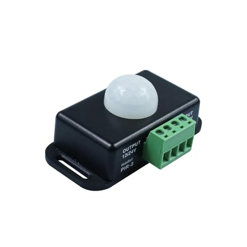 LED Menschlichen Körper Sensor Schalter 8 Fernbedienung Motion Detection Controller Sensor 12V/24V(Black) von ZTOSZSPT