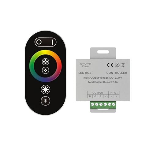 LED RGB Lichtstreifen-Controller Aluminiumgehäuse Dimmer Full Touch DC12-24V LED RGB Lichtstreifen-Controller Aluminiumgehäuse Dimmer Full Touch DC12-24V von ZTOSZSPT