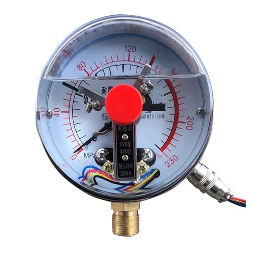Magnetisch unterstütztes erdbebensicheres elektrisches Kontaktdruckmessgerät YNXC-100 0-1.6MPA/2,5/10/40/60MPA 0-10MPA(0-1.6MPA) von ZTOSZSPT
