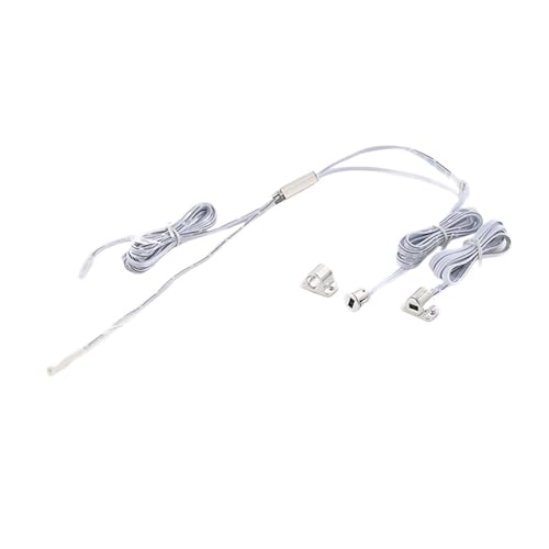 Mini-Doppeltür-Steuerungssensorschalter DC 12V 24V 5A Oberflächen-/Versteckte Montage LED-Schrankschrankleuchte(White) von ZTOSZSPT