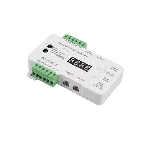 Pixel LED Treppengeländer Controller Bewegungs-Tageslichtsensor WS2811 RGB Pixelstreifen Dimmer Innenlicht 12V 100W Leistung(Controller) von ZTOSZSPT
