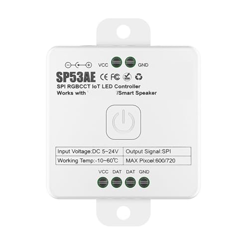 SP536E-SP53CE Pixel-LED-Controller SPI FCOB WS2812B WS2811 RGB SK6812 WS2814 RGBW Lichtleiste 5V-24V(SPI RGBCCT Lights) von ZTOSZSPT