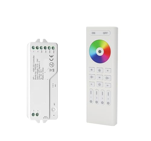 SPI-RGB-Controller for adressierbare LED-Streifen WS2812B WS2811(White remote Kit) von ZTOSZSPT