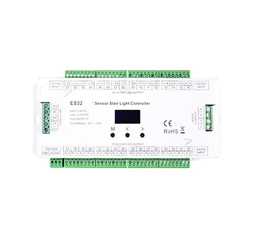 Sensor Treppenlichtsteuerung 32 Kanäle Monochrom 2 Kanäle RGB Pixel SPI LED Lichtstreifen Dimmer 5V-24V Sensor Treppenlichtsteuerung 32 Kanäle Monochrom 2 Kanäle RGB Pixel SPI LED Lichtstreifen Dimmer 5V-24V von ZTOSZSPT