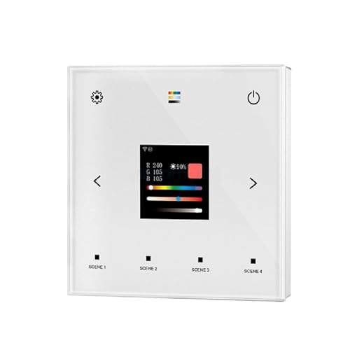 TD-W 100-240VAC 5 in 1 Wandmontage Touch DALI Panel Steuerung Einzelfarbe CCT RGB RGBW RGB+CCT TD-W 100-240VAC 5 in 1 Wandmontage Touch DALI Panel Steuerung Einzelfarbe CCT RGB RGBW RGB+CCT von ZTOSZSPT