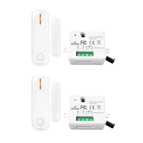 Tür- und Fenstersensor Fensterkontaktschalter AC 110V 220V 230V 10A Relaismodul(2 sets) von ZTOSZSPT