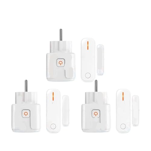 Tür- und Fenstersensorschalter-Detektor und 110V 220V 230V Steckdosen-Set(3 set) von ZTOSZSPT