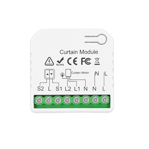 Vorhang-Fernbedienungsschalter 5 in 1 Panel 110V 220V 16A Modul(1Receiver) von ZTOSZSPT