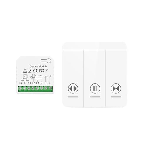 Vorhang-Fernbedienungsschalter 5 in 1 Panel 110V 220V 16A Modul(1Receiver 1R-Panel) von ZTOSZSPT