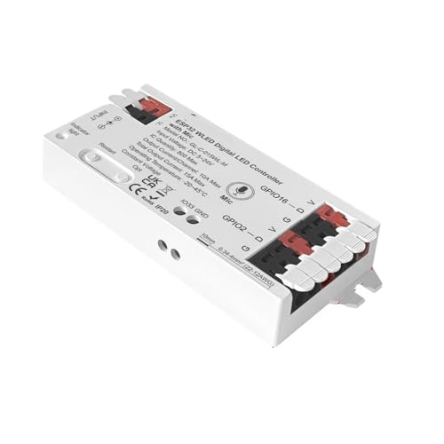 WLED-Controller ESP32 Adressierbarer LED-Controller mit Mikrofon(White Controller) von ZTOSZSPT
