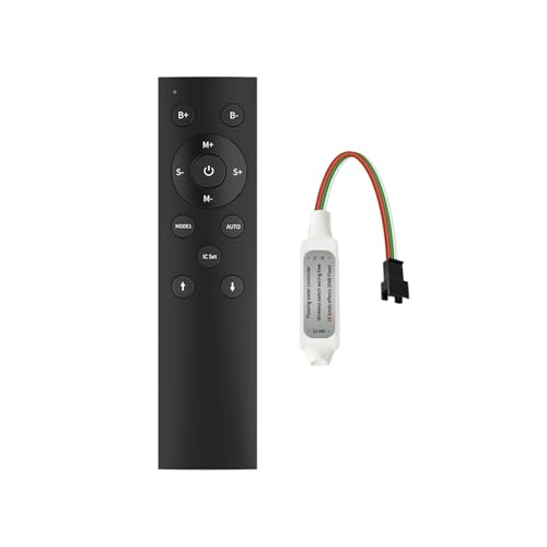 WS2811 16703 1903 einfarbiger LED-Pixel-Lichtstreifen-Controller 12-24 V(Black) von ZTOSZSPT