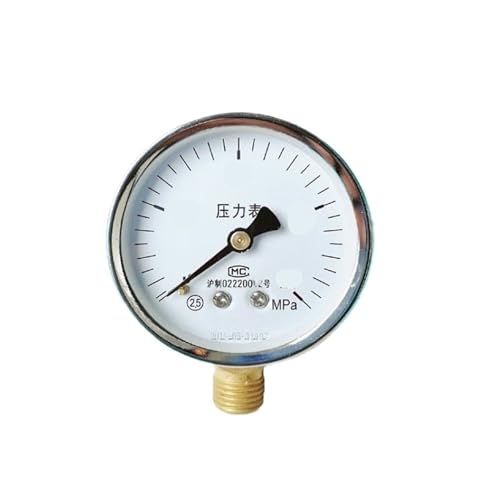Y-60 gewöhnlichen Manometer Wasserdruckmessgerät Luftdruckmessgerät Öldruck Hydraulikmessgerät 0-1.6Mpa 02.5Mpa(-0.10.5Mpa) von ZTOSZSPT