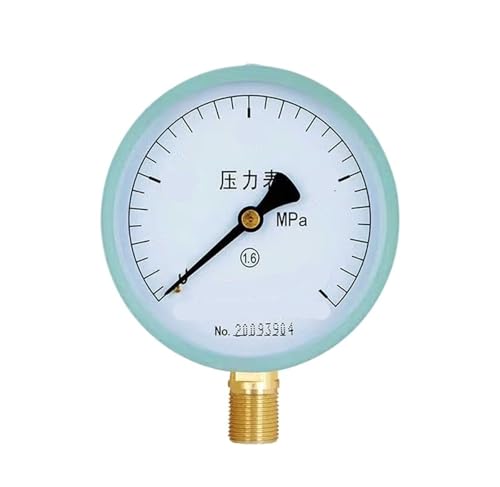 Y100 Manometer Wasserdruckmessgerät Öldruckmessgerät Luftdruckmessgerät(0.1+1.5mpa) von ZTOSZSPT