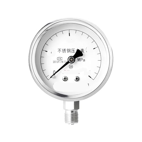 Y60BF Edelstahl-Manometer 304 Material hochtemperaturbeständiges Dampfmessgerät 0-0.1mpa(0-16mpa) von ZTOSZSPT