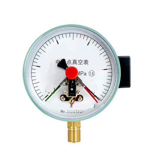 YXC150 elektrisches Kontaktdruckmessgerät radialer oberer und unterer Grenzwertalarm Wasserdruck Öldruck Hydraulikdruckmessgerät automatische Steuerung 0,1 + 0 MPa(0-2.5mpa) von ZTOSZSPT