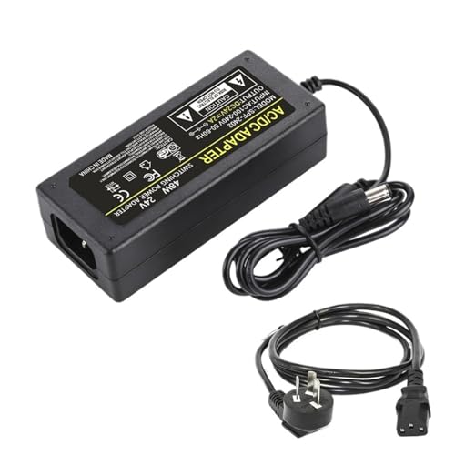 ZTOSZSPT Netzteil DC24V 2A Überwachungskamera LED Netzteil Transformator DC 1A 3A 4A 5A 6A Wasserreinigerpumpe(24V-2A with Power Cord) von ZTOSZSPT
