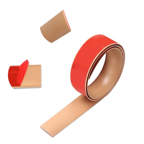 ZTVOWTO 100cm×5cm Übergangsleiste Selbstklebend, PVC, Bodenleiste, für Teppich zu Fliesen oder Holz, Braun von ZTVOWTO