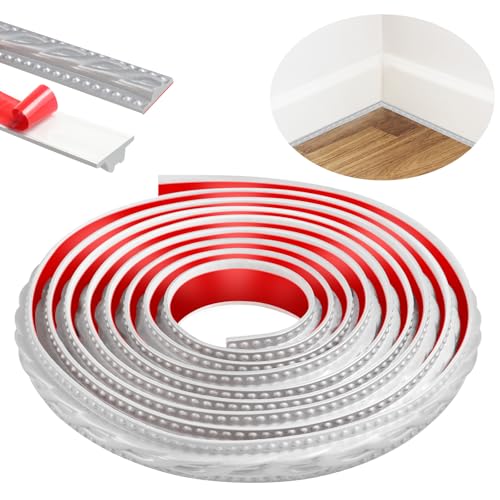 300cm Zierleisten Selbstklebend,Peel and Stick Wandleisten,3D Deckenleisten Selbstklebend für Spiegelrahmen,Möbel,Türrahmen,Decken,Heimdekoration(Silber) von ZTVOWTO