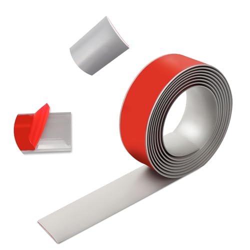 300cm×5cm Übergangsleiste Selbstklebend, Vinylboden Selbstklebnd, Türleiste Selbstklebend wird Verwendet, um Bodenlücken, Teppichfliesen, Fliesenfliesen, Fliesenfliesen zu Verbinden(Grau) von ZTVOWTO
