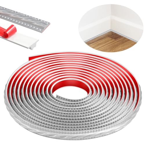 600cm Zierleisten Selbstklebend,Peel and Stick Wandleisten,3D Deckenleisten Selbstklebend für Spiegelrahmen,Möbel,Türrahmen,Decken,Heimdekoration(Silber) von ZTVOWTO