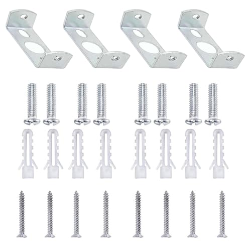 ZTWLEED 4 Stück Deckenleuchten-Montagehalterung,35 mm Wandleuchte-Montageplatte mit Schrauben,Leuchten-Montagehalterung Lampenhalterung für Kronleuchter Beleuchtung Aussetzung von ZTWLEED