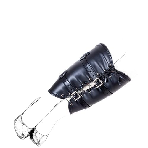 ZTWSAQ Leder Zwangsjacke Verstellbare Fesselung Für Paare Fesselsack Sm Fesseln Bondaged Restraints Zwangsjacke Sex Extrem Sex Produkte Für Erwachsene BDSM Set von ZTWSAQ