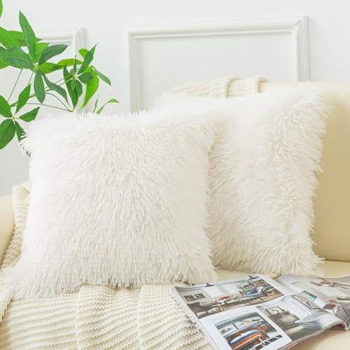 ZTYROLJ 2er Set Kissenbezug 40x40 cm,Microfiber Ultra Weich Kissenbezug mit Reißverschluss, Atmungsaktiv Resistent Kissenbezug 40x40 für Bettwäsche Sofa von ZTYROLJ