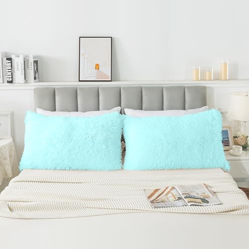 ZTYROLJ 2er Set Kissenbezug 40x80 cm,Microfiber Ultra Weich Kissenbezug mit Reißverschluss, Atmungsaktiv Resistent Kissenbezug 40x80 für Bettwäsche Sofa von ZTYROLJ