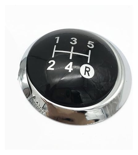 Manuell Schaltknauf Kompatibel mit TOYOTA Kompatibel mit Corolla 1.8MT Kompatibel mit AVENSIS Kompatibel mit YARIS D4D Kompatibel mit RAV4 Schaltknauf Hebel Emblem Kappe Abdeckung(5 Speed Black) von ZTZHVNVGK