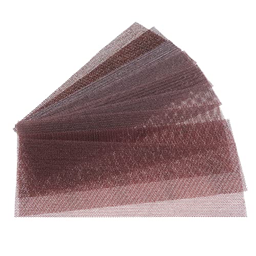 45 Stück 198 x 70 mm Schleifpapier Auto Net Mesh Schleifscheiben Staubfrei Anti-Blocking Hakenschlaufe 80-600 Körnung Trockenschleifen Polieren(180) von ZTZTZ