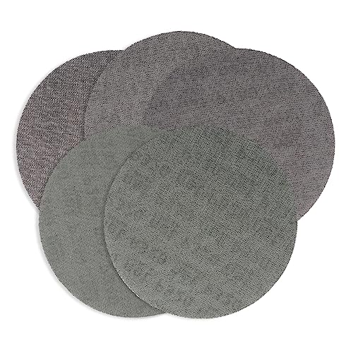 5 STÜCKE 6 Zoll 150mm Mesh Staubfreie Anti-Blocking Klett-Schleifscheiben Rundes Schleifpapier 80-800 Körnung(Grit 120) von ZTZTZ
