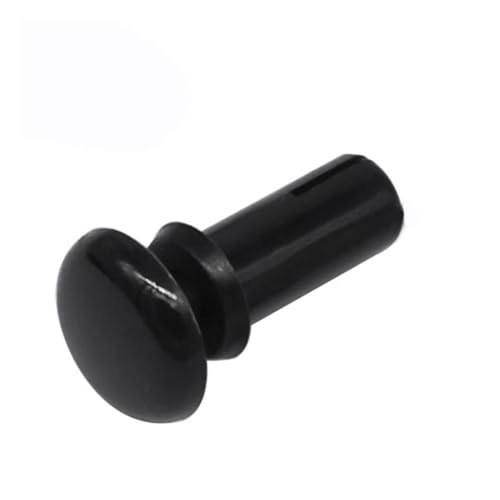 50 Stücke 3,1,6mm Nylon R Typ Expansion Nietmutter Schnalle Clip PC Board Nietverschluss(Black,R3045) von ZTZTZ