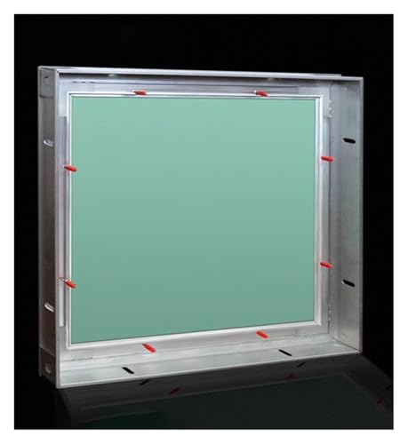 Aluminium-Trockenbau-Zugangsplatte, Serviceschachttür, Deckenzugangstür, quadratische Deckeninspektionsluke(33.5x33.5cm(85x85cm)) von ZTZTZ