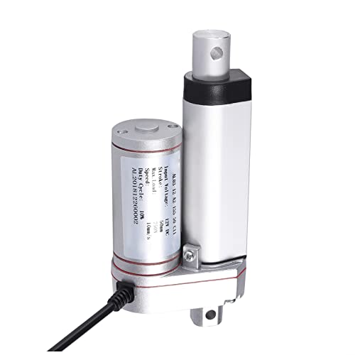DC 12V/24V Linearantrieb 50mm Antrieb Linearantrieb Elektromotor Linearantrieb Geschwindigkeit Linearantrieb(12v Stroke 50mm,8.8mm/s 1000N) von ZTZTZ