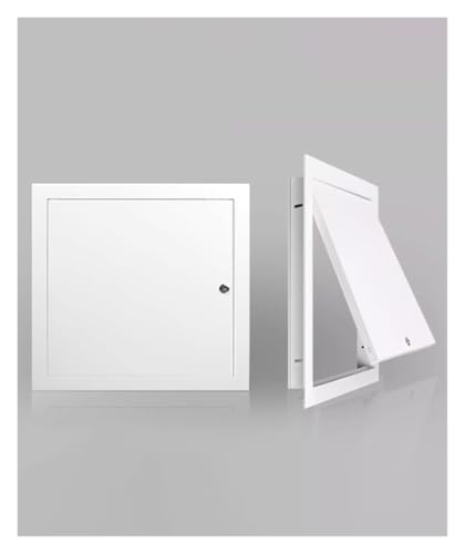 Dachbodentür-Deckenzugangsplatte, Abdeckung for Badezimmer-Service-Zugangsöffnung, Serviceschacht-Türplatte mit Schloss und Schlüssel(150x150mm(5.9x5.9in)) von ZTZTZ