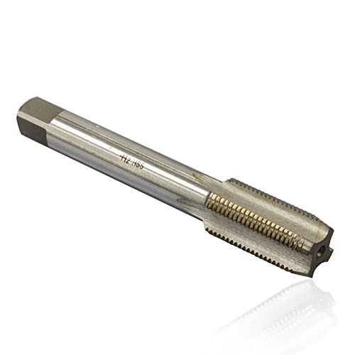 Gewindebohrer, Bohrer Gewindebohrer Lagerstahl Kegelspitze Rechtsgewindebohrer mit gerader Nut, M2(M14x1.0) von ZTZTZ