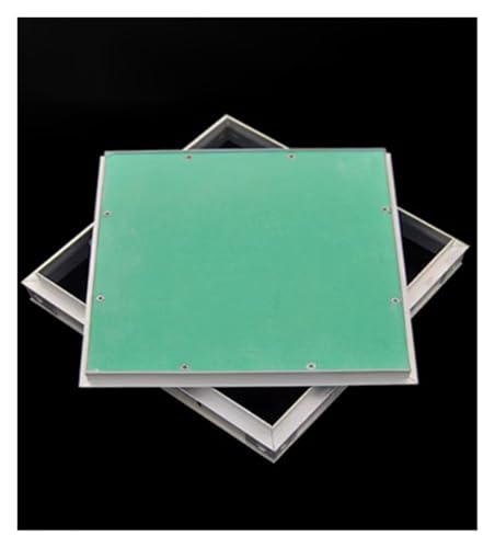 Gipskarton-Revisionsplatte, Decken-Dachboden-Zugangstür mit Aluminiumrahmen, Wandloch-Lukenabdeckungsplatte for Krankenhaus, Schule, Hotel(8.9x8.9in/22.5x22.5cm) von ZTZTZ