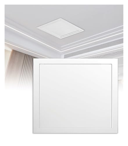 Robuste, unsichtbare Wandlüftungsabdeckung, Sanitärzugangsplatte, universelle Aluminium-Zugangsplattentür for Wand-/Deckenanwendungen(450x450mm(17.7x17.7in)) von ZTZTZ